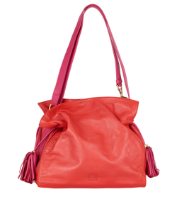 Flamenco Drawstring, Leather, Red/Pink, 061301, E, 2*